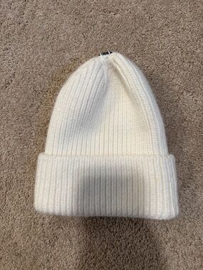 ANTHROPOLOGIE White Beanie